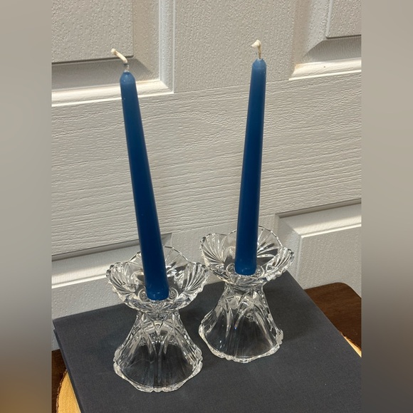 Noritake Crystal Treasury Candle Holders - Picture 3 of 9